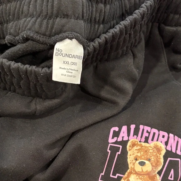 Set🖤No Boundaries California LA  Dreamin Black Hoodie/ Sweatpants Set - Picture 9 of 12